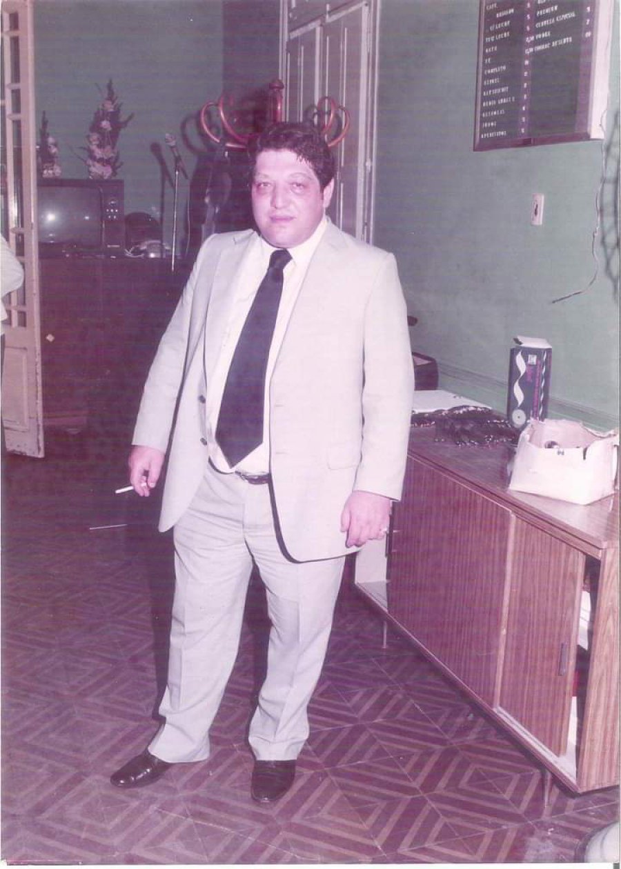 ARCHIVO F. ALGABA// IMAGEN DE TAITA. Ubaldo Magliaro, cigarrillo en mano. Un tanguero de ley.
