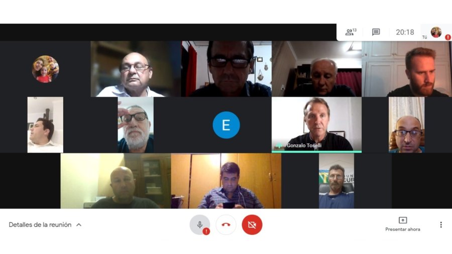 FOTO COMUNICACI&Oacute;N// ENCUENTRO VIRTUAL// Quienes participaron en la reuni&oacute;n semanal.