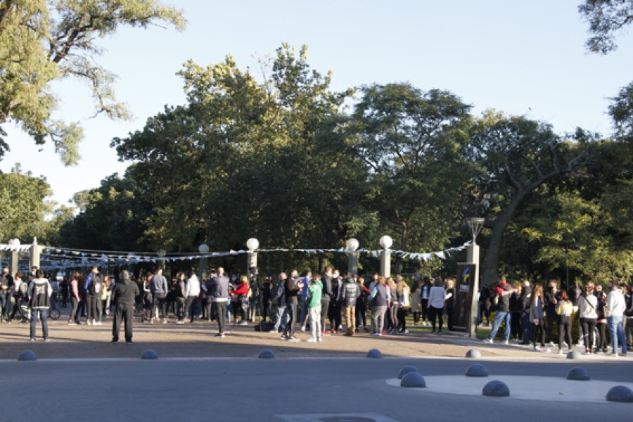 FOTO F. MELCHIORI// PROTESTA// Ayer por la tarde manifestron su disconformidad por las restricciones.