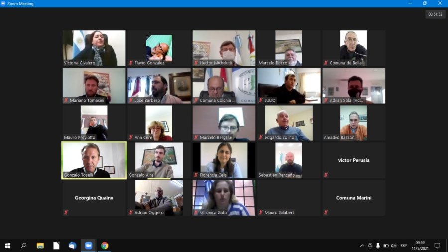 FOTO COMUNICACI&Oacute;N// ENCUENTRO VIRTUAL// Quienes participaron de la reciente reuni&oacute;n.
