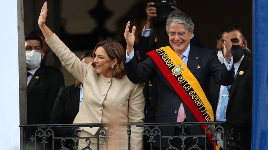 FOTO TELAM GUILLERMO LASSO. Asumi&oacute; su cargo este lunes en el Palacio Legislativo de Quito.