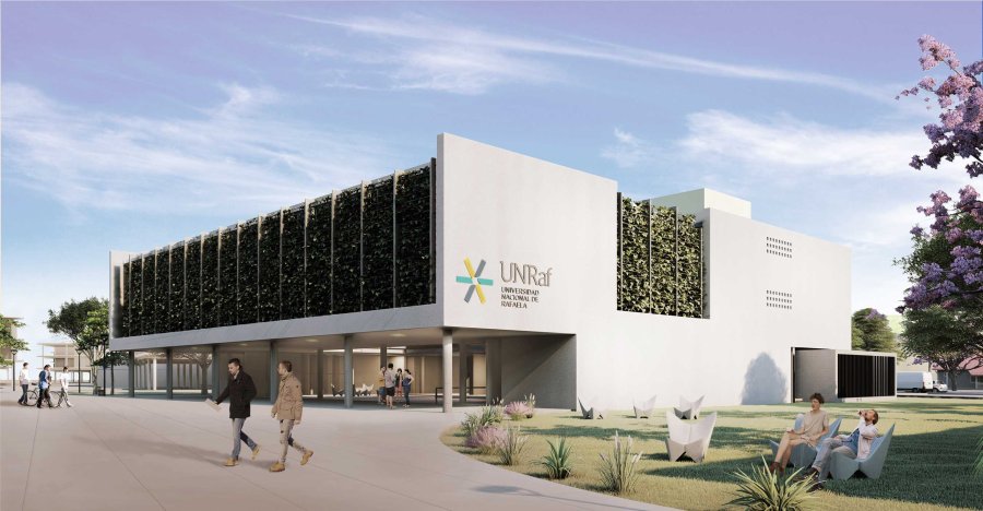 FOTO COMUNICACI&Oacute;N UNRAF// PROYECTO// El edificio que se construir&aacute; en el campus de UNRaf.