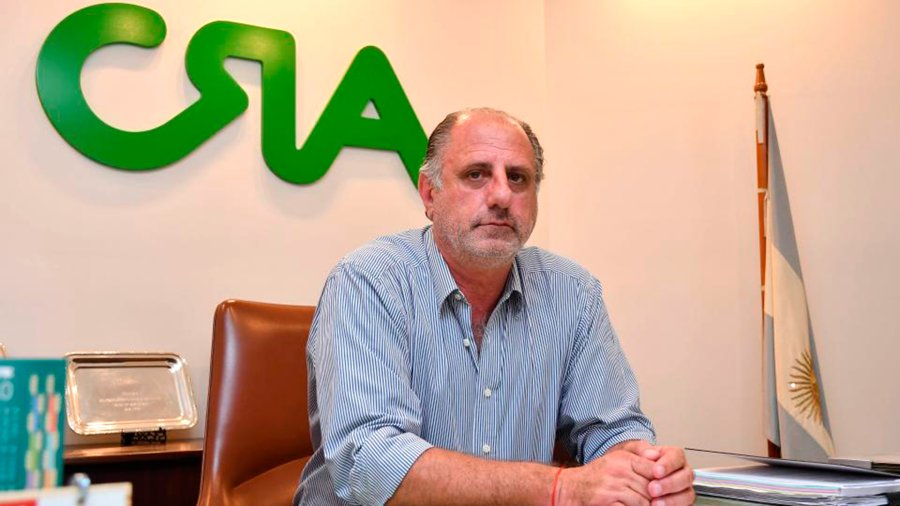 DISCONFORMIDAD. El presidente de CRA, Jorge Chemes, expresó el enojo de los productores por las decisiones del Gobierno.