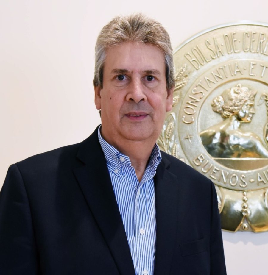 REFERENTE. José Martins, vocero del CAA y presidente de la Bolsa de Cereales de Buenos Aires.