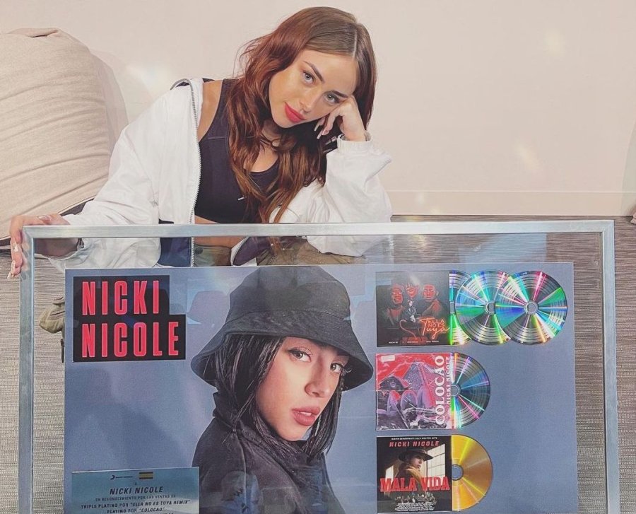 FOTO INSTAGRAM NICKI NICOLE. La artista de 20 a&ntilde;os se encuentra atravesando su mejor momento profesional