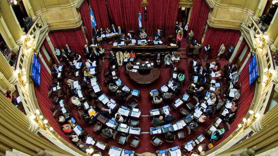FOTO ARCHIVO RECINTO. El Senado enfrenta un largo debate por el aborto.