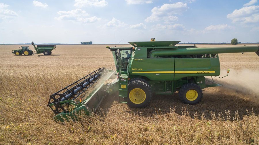FOTO TWITTER J. DEERE CAMPA&Ntilde;A AGRICOLA. La agroindustria, clave en el desempe&ntilde;o de la econom&iacute;a santafesina.