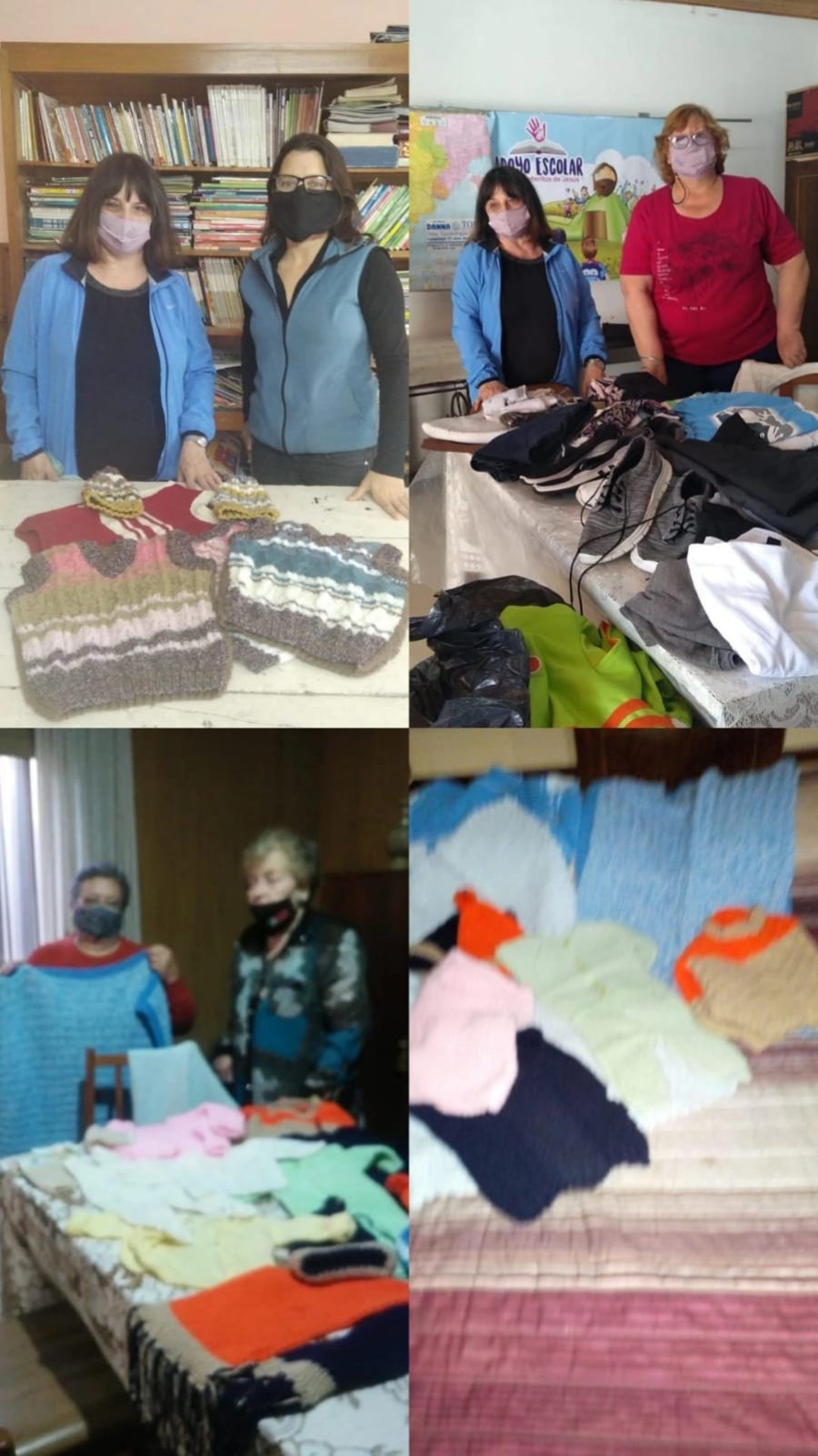 MES DE LA NI&Ntilde;EZ//Las unionistas replicaron su actividad solidaria.