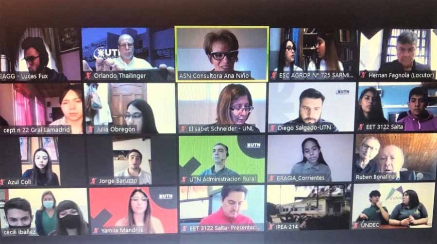 FOTO UTN RAFAELA FORO VIRTUAL. Contó con una amplia participación.