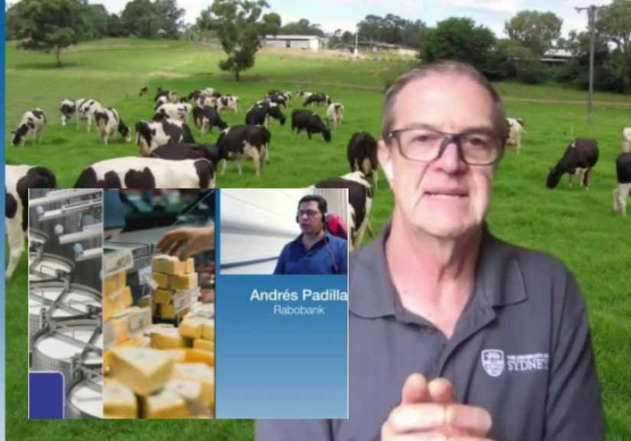 ESPECIALISTAS. El asesor latinoamericano para RABOBANK y el experto australiano Yani García, disertaron sobre perspectivas y adopción tecnológica.