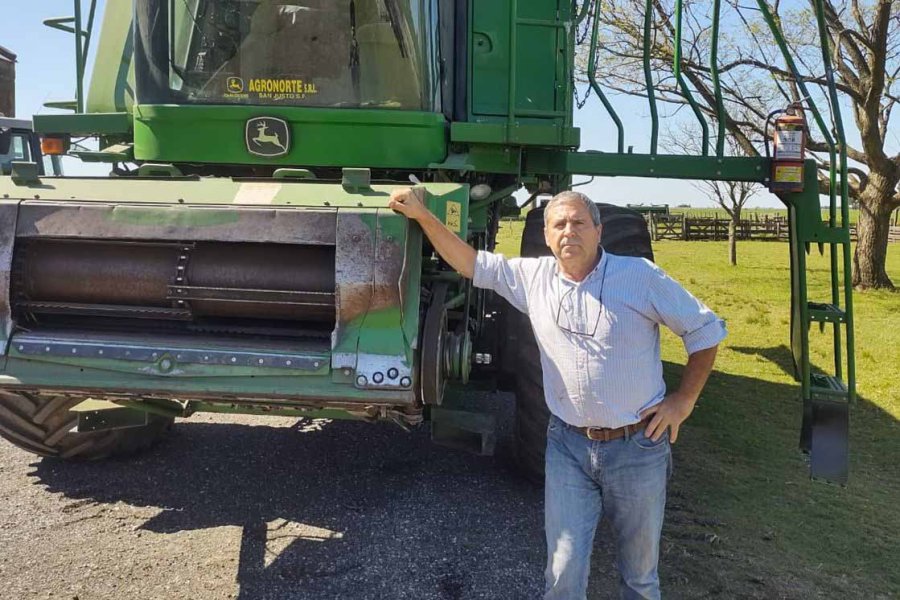 FOTO LA NACIÓN PLANTEO. El productor Carlos Strólogo advirtió sobre el aumento en dólares de los insumos del campo.