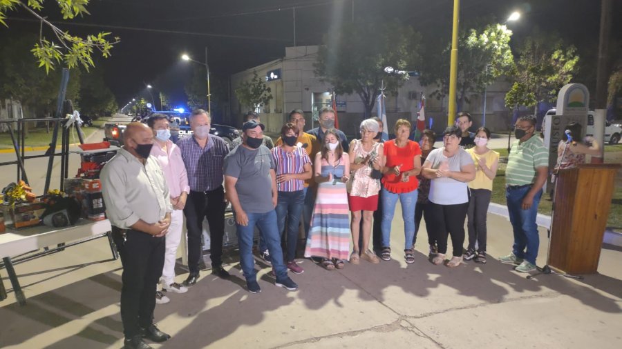FOTO PRENSA FM// MOIS&Eacute;S VILLE. Una de las actividades cumplidas en la reciente ceremonia.