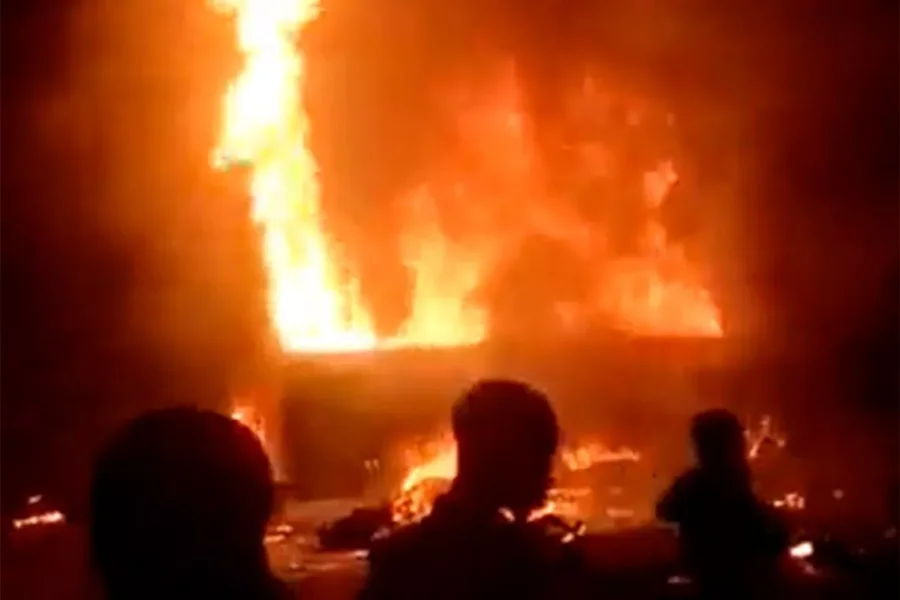 IMAGEN INTERNET. IMPRESIONANTE. Lo observado en el lugar de la tragedia.