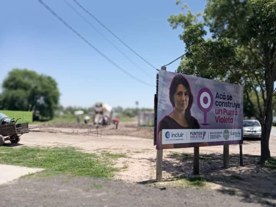 FOTO PRENSA COMUNA// PUNTO VIOLETA. Se difundi&oacute; que ya fueron iniciadas las tareas  en el sitio donde ser&aacute; erigido el edificio.