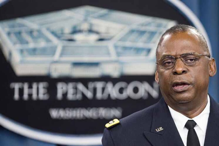 FOTO ARCHIVO AFP LLOYD AUSTIN. El secretario de Defensa de Estados Unidos en el Pent&aacute;gono.