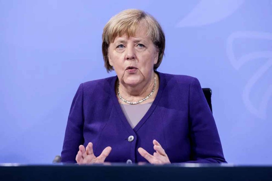 FOTO EFE ANGELA MERKEL. Reconoció que la situación es dramática en Alemania.