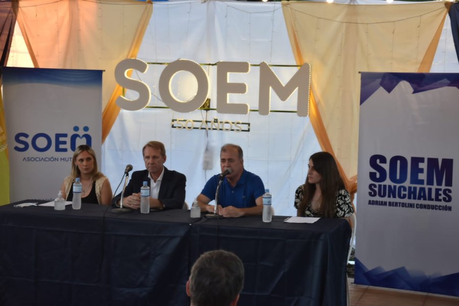 FOTO PRENSA SOEM// LANZAMIENTO. La ceremonia se cumpli&oacute; en el Campo de Deportes y Recreaci&oacute;n.