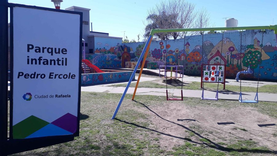 FOTO ARCHIVO PLAZOLETA. El parque infantil se encuentra en la esquina de San Lorenzo y Estrada.