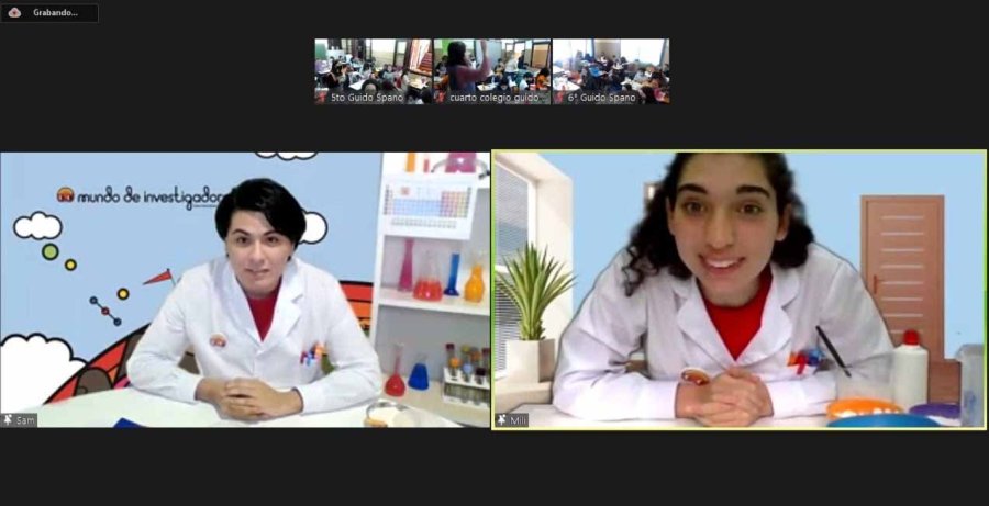 MUNDO DE INVESTIGADORES. M&aacute;s de 8.300 ni&ntilde;os se sumaron a la propuesta.