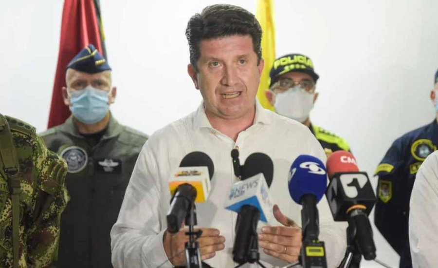 FOTO EFE DENUNCIANTE. Diego Molano, el titular del Ministerio de Defensa de Colombia.