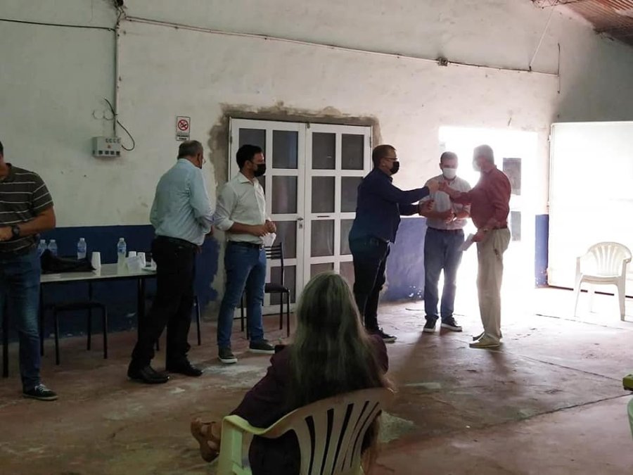 FOTO COMUNICACI&Oacute;N// ENCUENTRO. Vista del acto realizado en el Club de Bochas Belgrano.