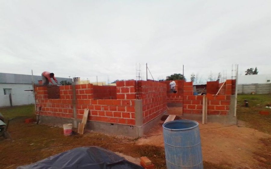 FOTO COMUNICACI&Oacute;N// OBRA. Avanza la ejecuci&oacute;n de las viviendas.