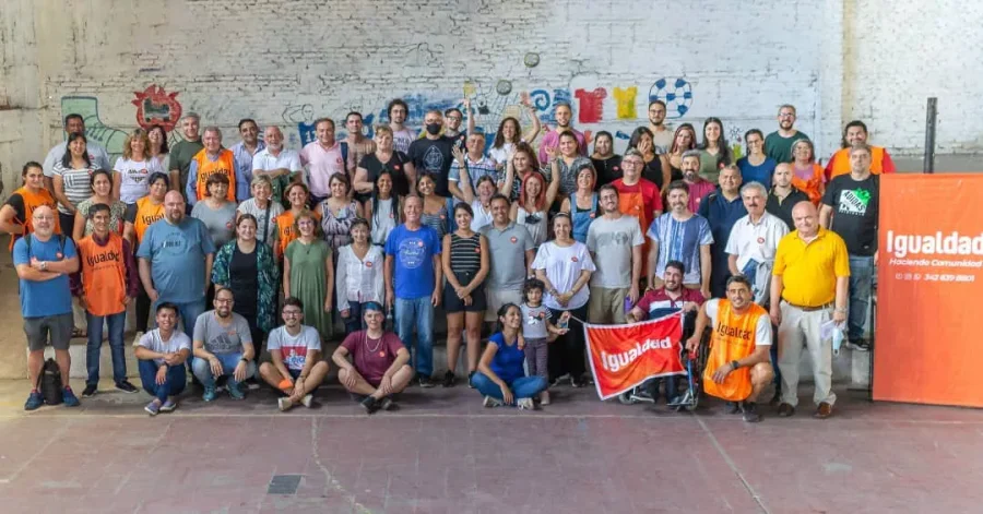 FOTO IGUALDAD SUNCHALES//
PLENARIO. Los participantes en el encuentro de diciembre.
