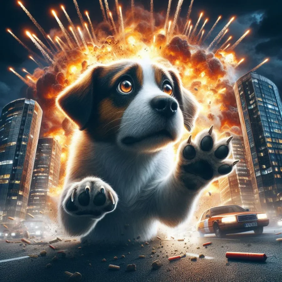 Pirotecnia en Año Nuevo ¿Cómo cuidar a mi perro?