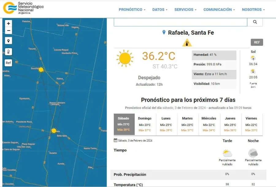 CAPTURA WEB SMN