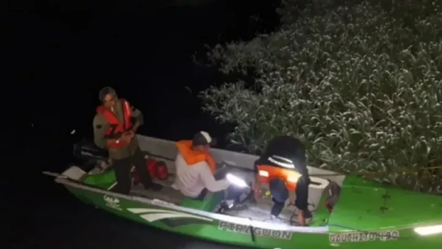 Momento de la b&uacute;squeda del cuerpo.