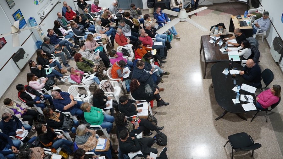Alonso presidió la asamblea de AMSAFE.