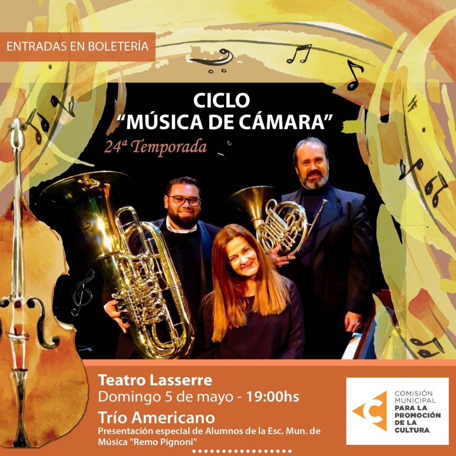 Cartel promocionando el recital.