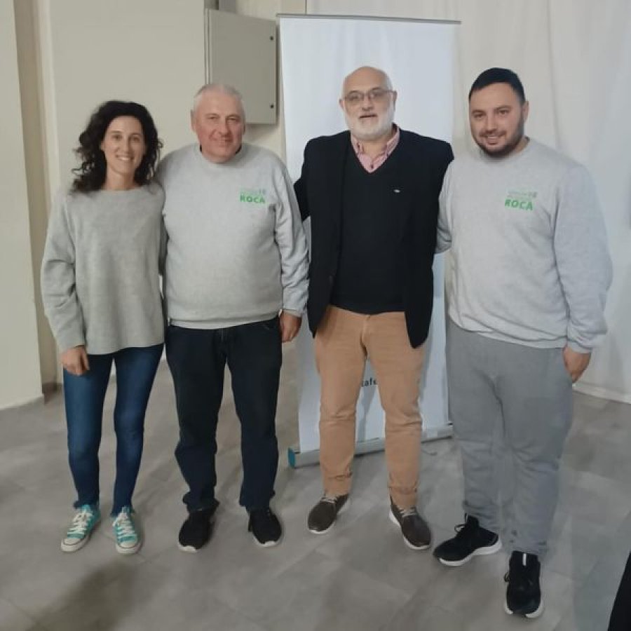 Los roquenses en la capacitaci&oacute;n.
