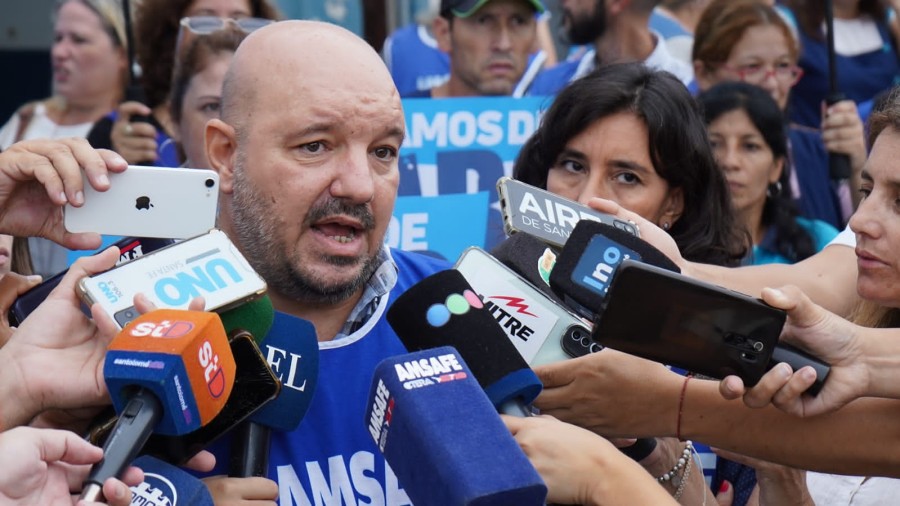 RODRIGO ALONSO. El secretario general de AMSAFE.