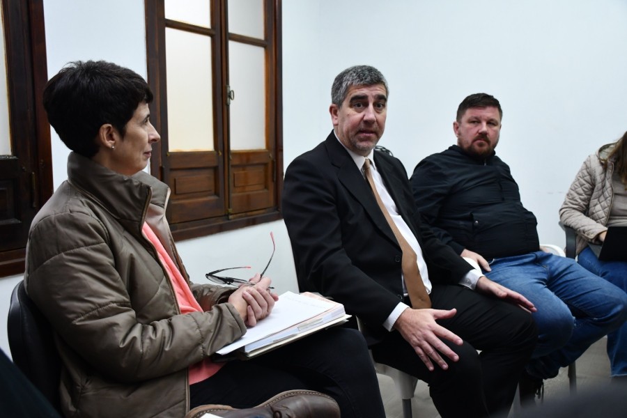 Vottero se reunió con el Consejo y el Intendente.