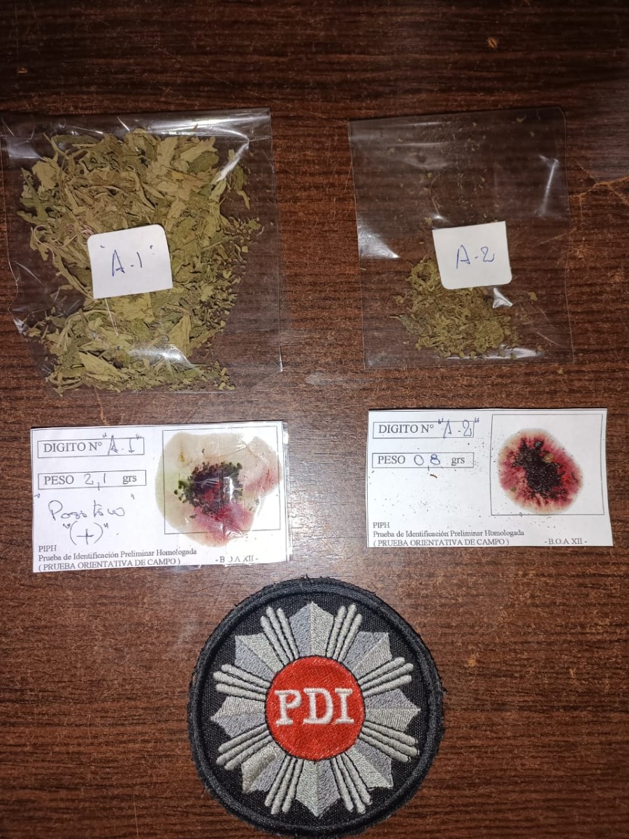 Durante los procedimientos hallaron marihuana.