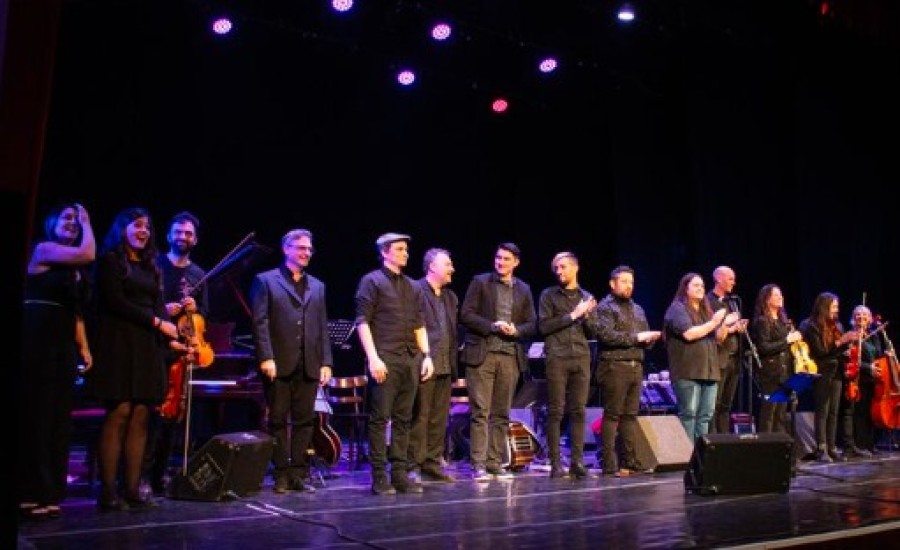 La Orquesta en el escenario.