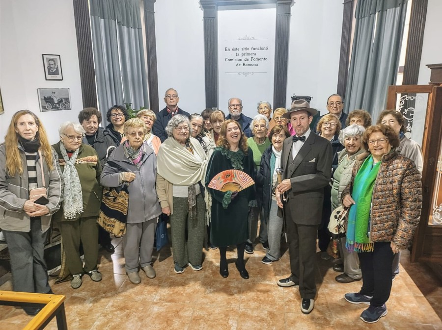 Uno de los contingentes que visit&oacute; los atractivos ramonenses.