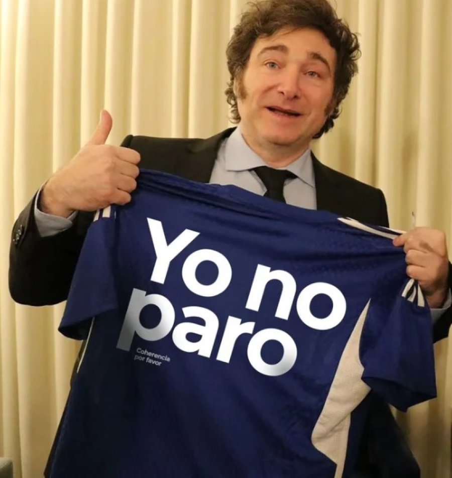 Milei desafi&oacute; a la medida de fuerza de la CGT.