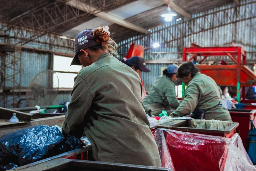 RECICLADORES. Paz Caruso destac&oacute; la contribuci&oacute;n clave de los recicladores urbanos.