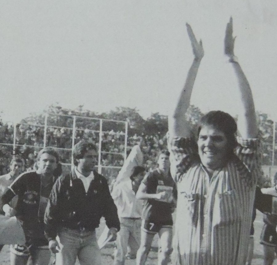 Carlos Volta, en tiempos dorados del fútbol de Atlético.