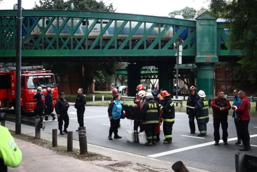 Choque de trenes en Palermo.