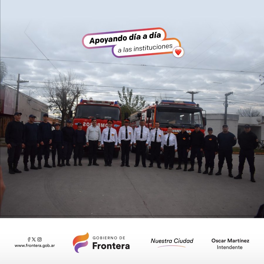 Bomberos: instituci&oacute;n apoyada por el Gobierno local.