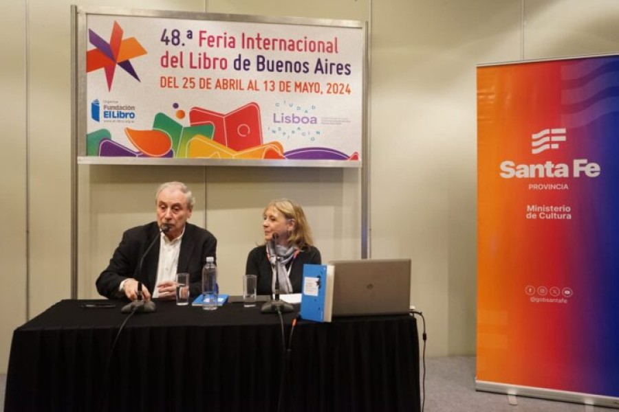 El encuentro en la Feria del Libro