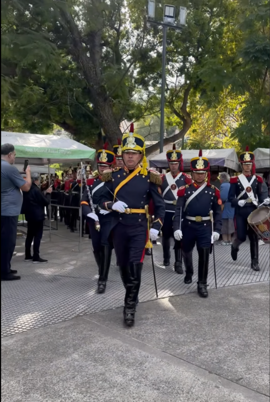 Fanfarria militar &ldquo;Alto Per&uacute;&rdquo; del Regimiento de Granaderos a Caballo &ldquo;General San Mart&iacute;n&rdquo;