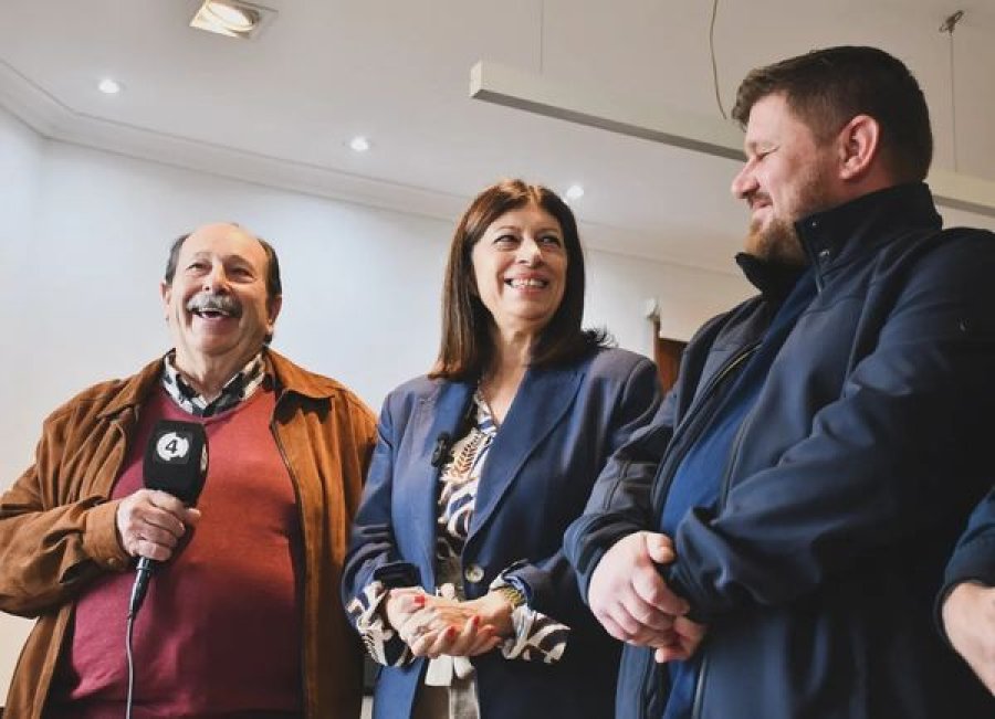 Owen Crippa, Clara Garc&iacute;a y Pablo Pinotti.