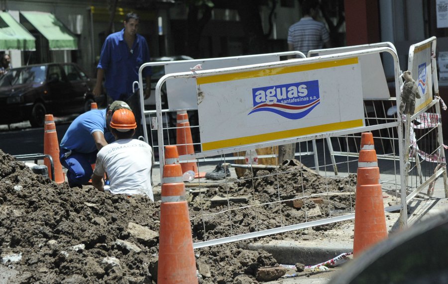 Aguas Santafesinas se encuentra trabajando.