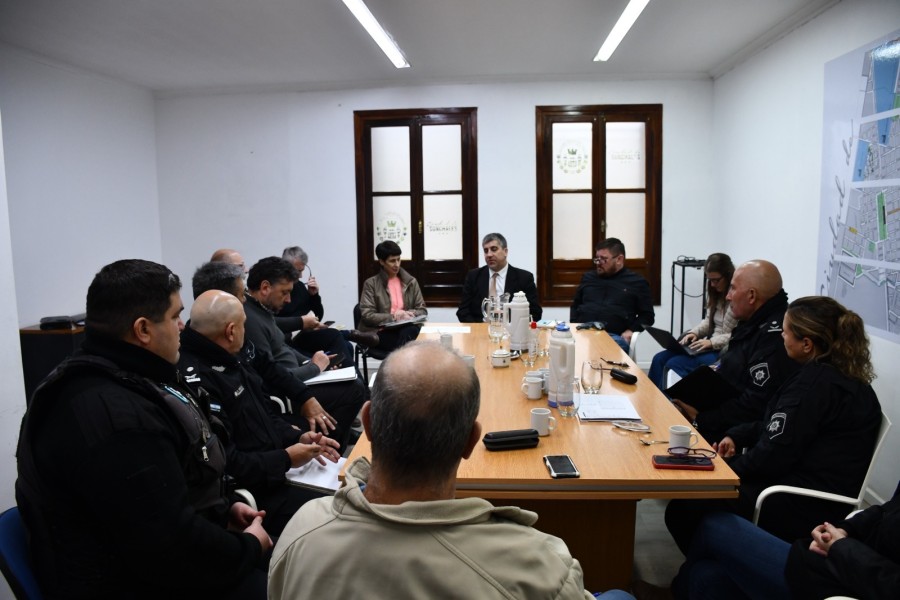 Vottero en Sunchales en una reunión similar días atrás.