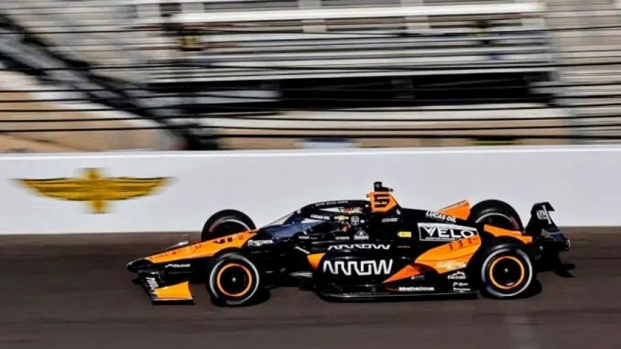 PATO O'WARD. El mexicano consigui&oacute; el mejor tiempo con el Arrows McLaren.
