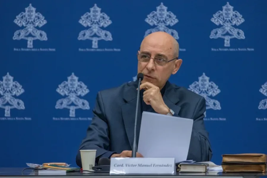 Cardenal V&iacute;ctor Fern&aacute;ndez, prefecto del Dicasterio para la Doctrina de la Fe .